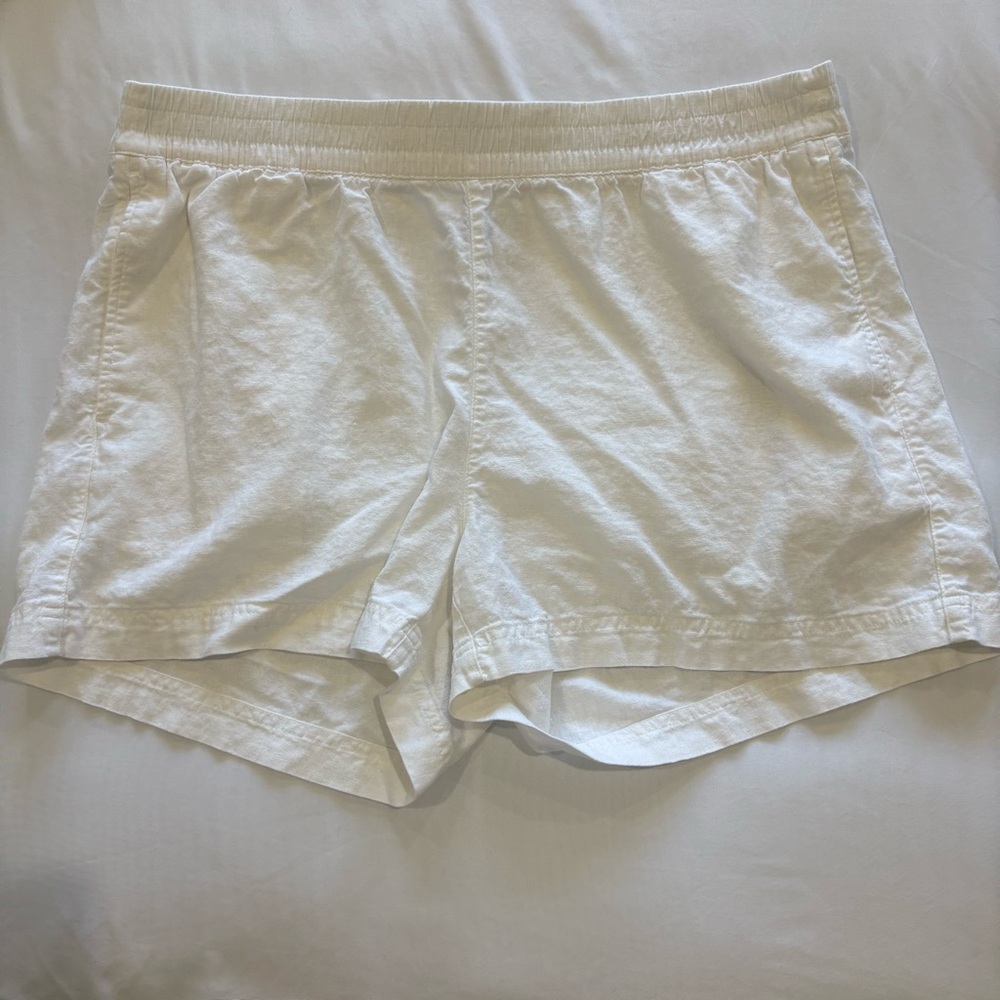 Old Navy White Women's Athletic Drawstring Shorts